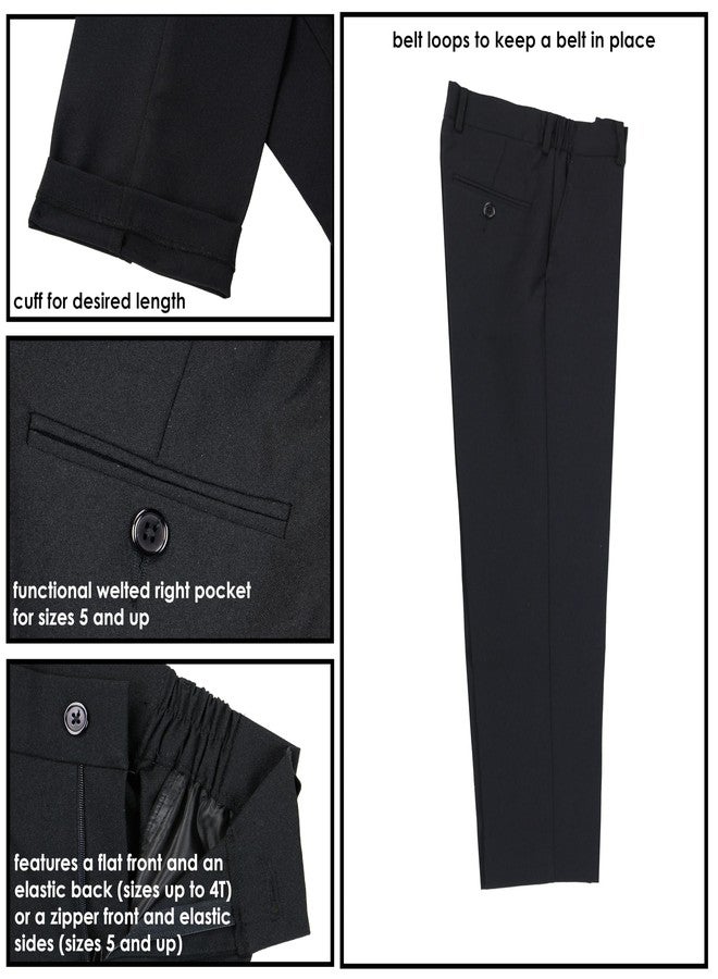 Spring Notion Boys' Formal Black Dress Suit Set 12 - Image 5